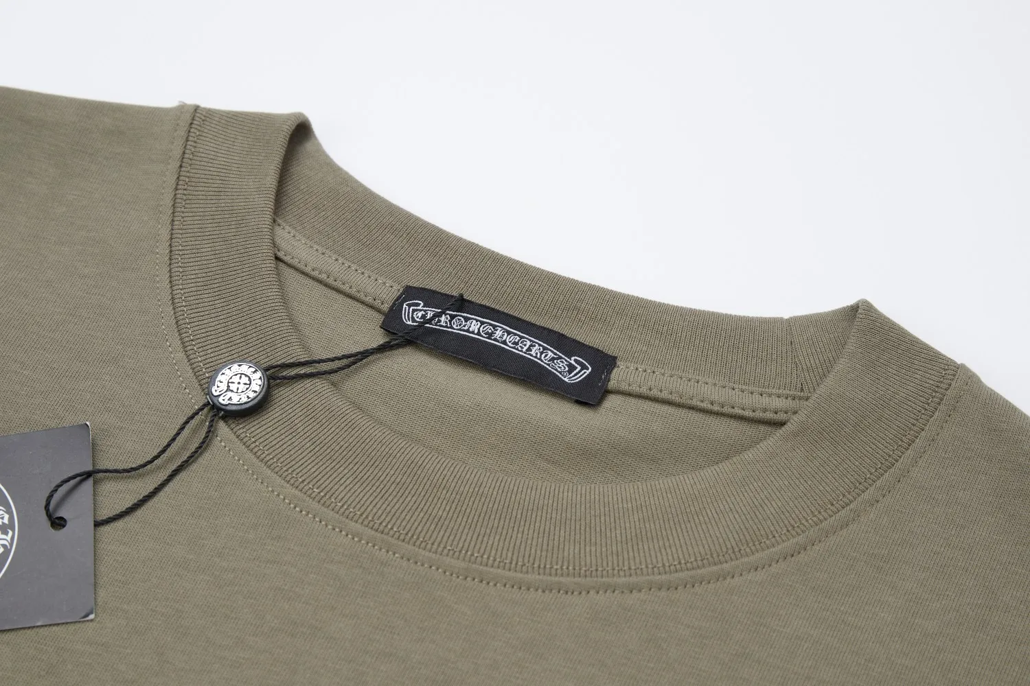 🅿️Home05 High quality ✨Cro❤✨🆕Classic logo letter pattern short sleeves. Official website synchronization, pure cotton fabric at the counter! Comfortable against the skin, durable and easy to wear, classic and simple logo design, meticulous original craftsmanship, customized 290G same vat dyed fabric, very comfortable to the touch, latest brick cabinet synchronization, OS off-shoulder version, fashionable and personalized, super versatile and good-looking, very suitable for both men and women, a must-have style, tag, collar label, washed wheat, complete with three labels, white, blue, green, 3️⃣colors S M L XL